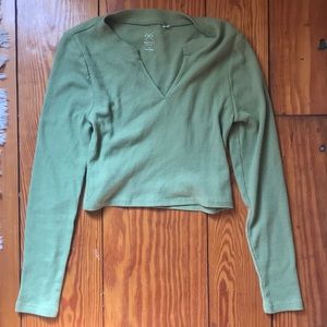 Pacsun Basics Cropped Long Sleeve